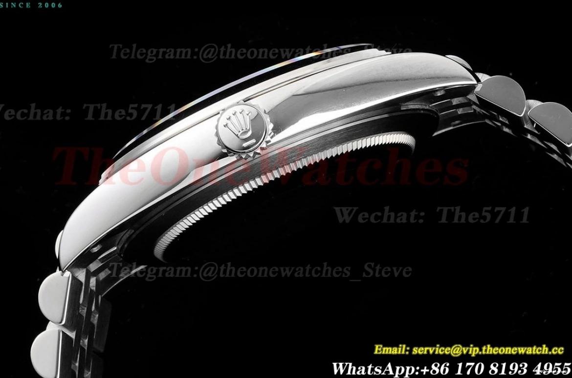 SS King 904L Dial Jubilee 41mm Black 126300 SS VR3235 Datejust 0502